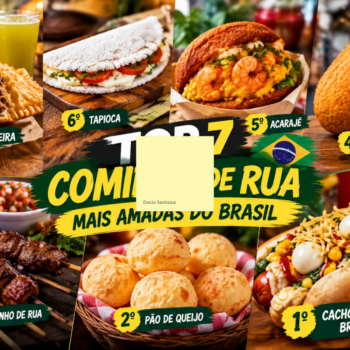 Top 7 Comidas de Rua Mais Amadas do Brasil