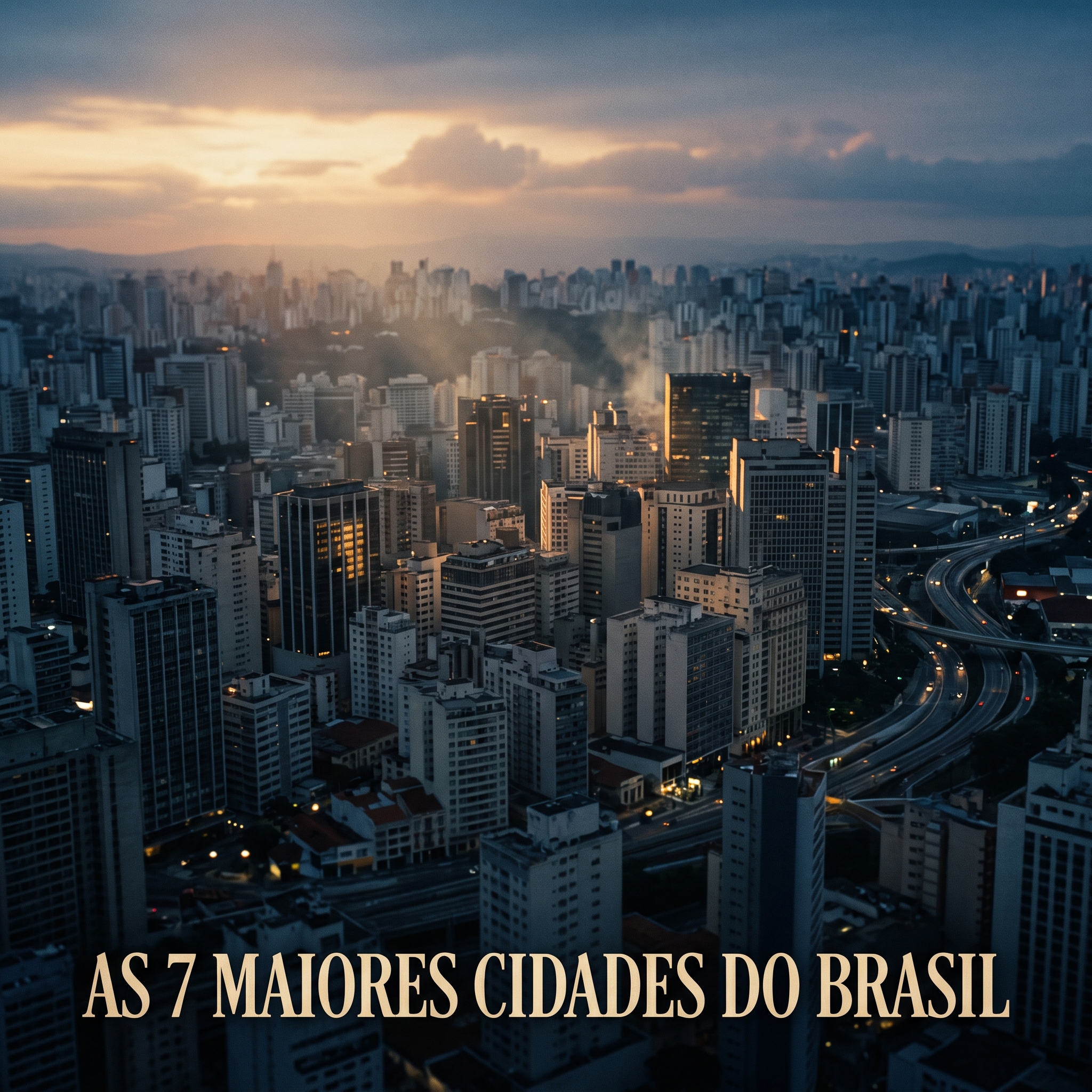 As 7 maiores cidades do Brasil