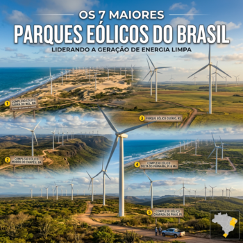 Top 7 maiores parques Eólicos do Brasil