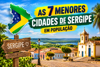 Ranking das 7 cidades menos populosas de Sergipe