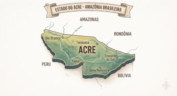 Ranking das 7 cidades menos populosas do Acre