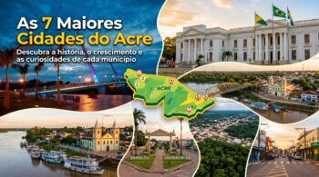As 7 maiores cidades do Acre em um ranking detalhado